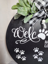 Load image into Gallery viewer, Dog Lovers Wood Door Hanger
